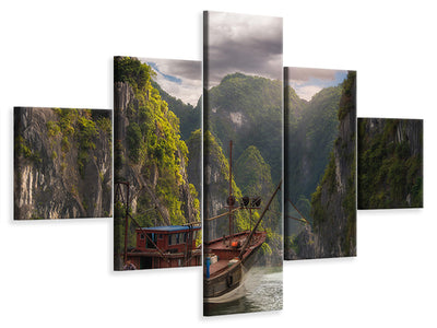 5-piece-canvas-print-time-stands-still