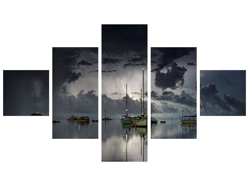 5-piece-canvas-print-tropical-storm-ii