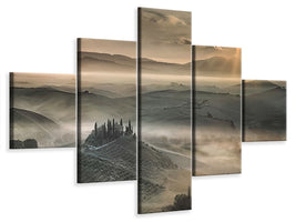 5-piece-canvas-print-tuscan-morning