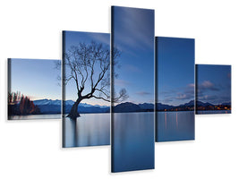 5-piece-canvas-print-wanaka-twilight