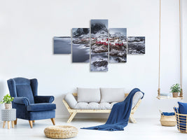 5-piece-canvas-print-winter-lofoten-islands