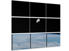 9-piece-canvas-print-lonely-astronaut-in-space