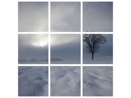 9-piece-canvas-print-winter-impression