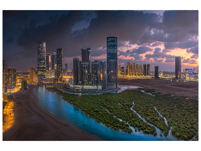 canvas-print-al-reem-mangroves