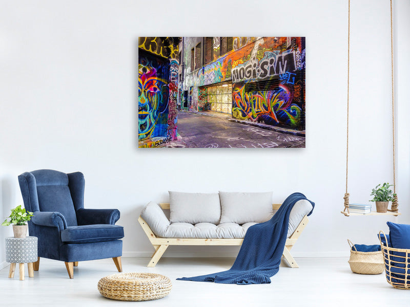 canvas-print-houses-with-graffiti