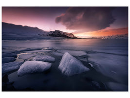 canvas-print-last-lights-on-fjallsarlon
