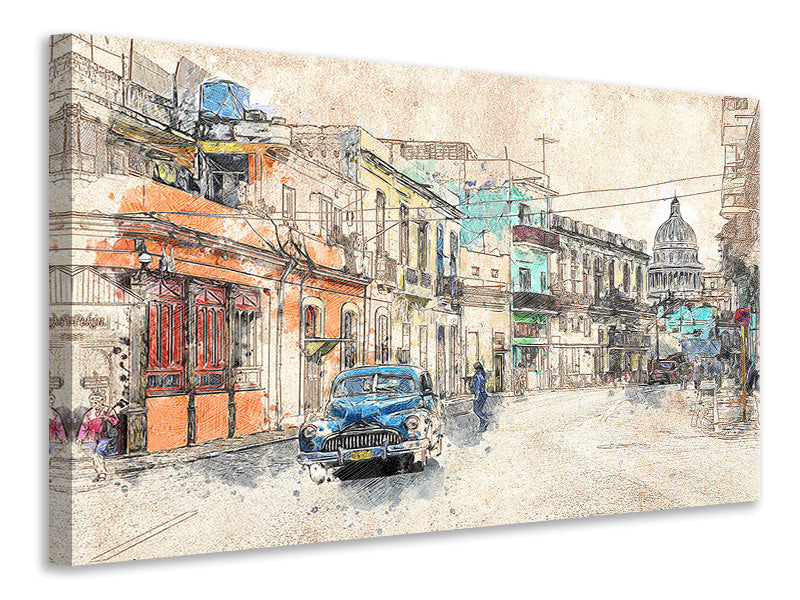 canvas-print-painting-vintage-cuba