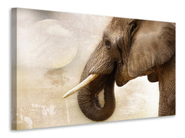 canvas-print-portrait-of-an-elephant