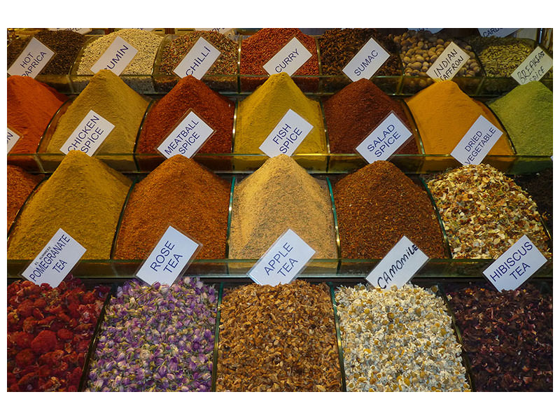 canvas-print-spices-in-the-market