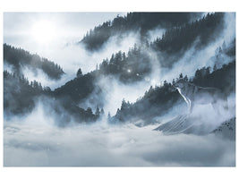 canvas-print-the-wolf-in-the-woods