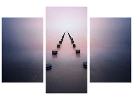 modern-3-piece-canvas-print-alone-in-the-silence