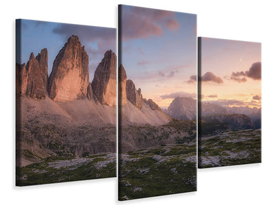 modern-3-piece-canvas-print-an-evening-in-the-dolomites