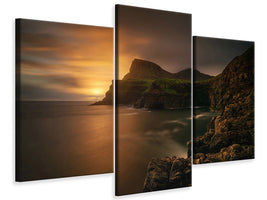 modern-3-piece-canvas-print-arnafjall-sunset