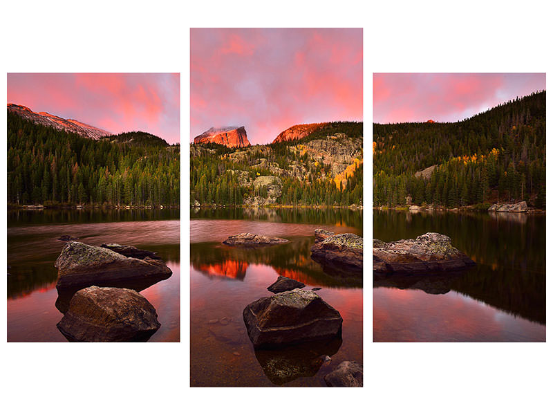 modern-3-piece-canvas-print-bear-lake-sunrise