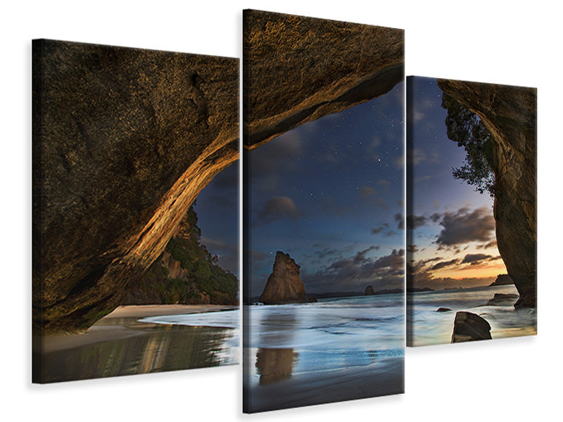 modern-3-piece-canvas-print-cathedral-cove