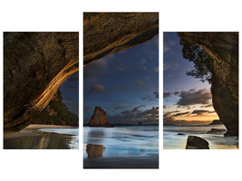 modern-3-piece-canvas-print-cathedral-cove