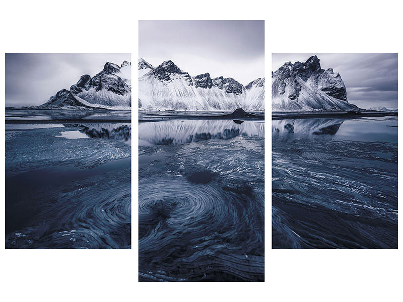 modern-3-piece-canvas-print-ice-on-stokksnes