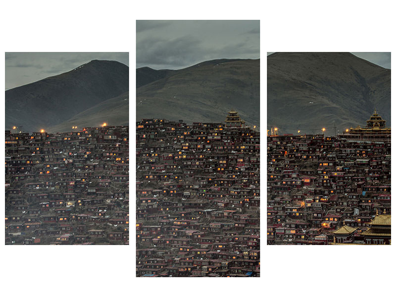 modern-3-piece-canvas-print-larung-gar-buddist-institute-ii