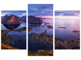 modern-3-piece-canvas-print-lofoten-sunrise