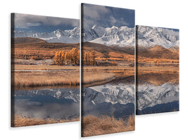 modern-3-piece-canvas-print-mirror-for-mountains-iii
