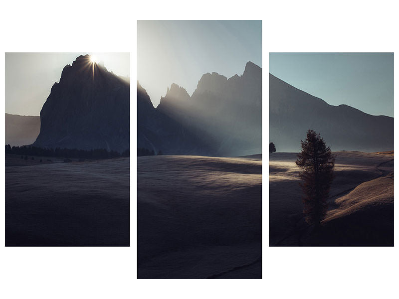 modern-3-piece-canvas-print-morning-in-dolomites