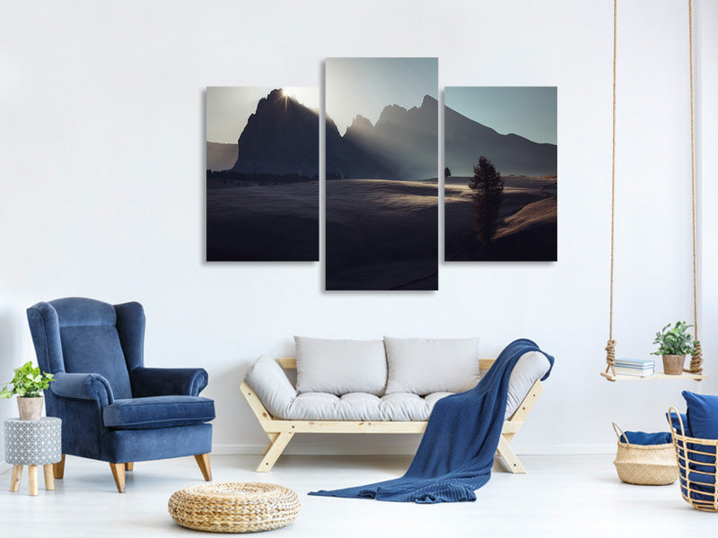 modern-3-piece-canvas-print-morning-in-dolomites