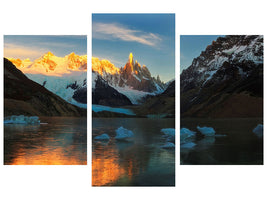 modern-3-piece-canvas-print-morning-light-at-cerro-torre