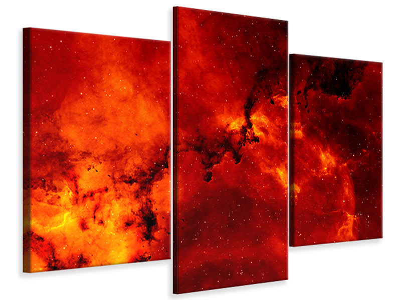 modern-3-piece-canvas-print-red-starry-sky