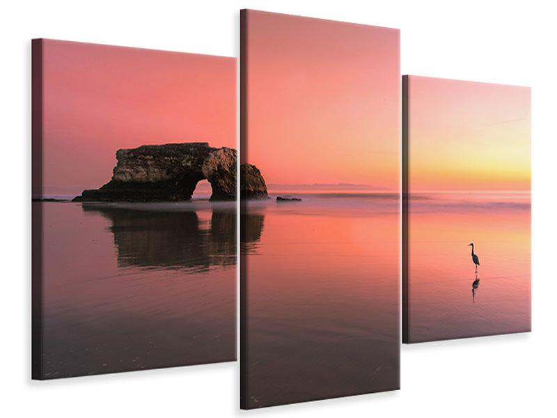 modern-3-piece-canvas-print-sunset-at-the-natural-bridge-ii