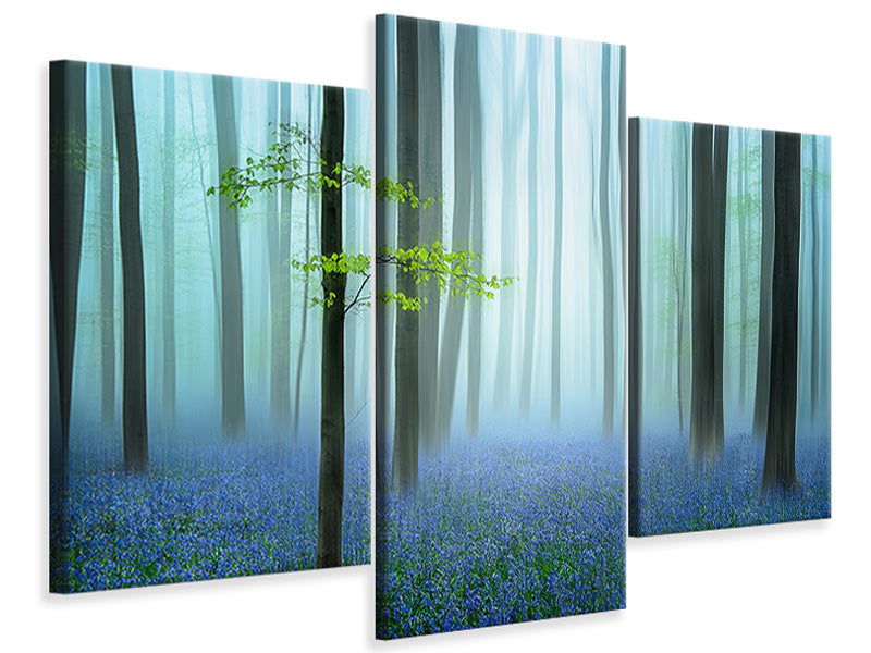 modern-3-piece-canvas-print-the-blue-forest