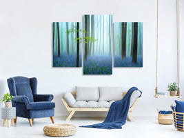 modern-3-piece-canvas-print-the-blue-forest