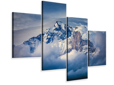 modern-4-piece-canvas-print-annapurna-range