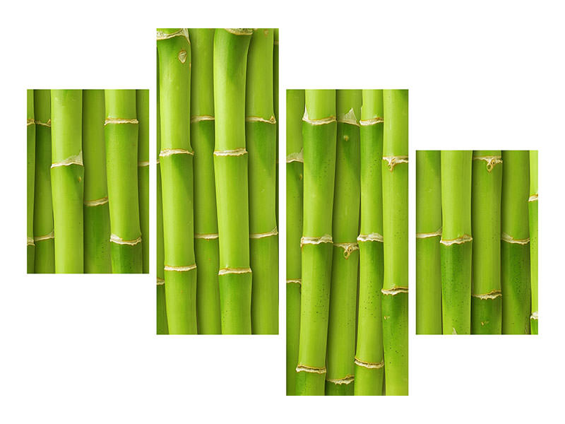 modern-4-piece-canvas-print-bamboo-wall