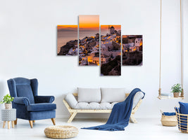 modern-4-piece-canvas-print-calispera-santorini