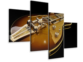 modern-4-piece-canvas-print-electric-guitar