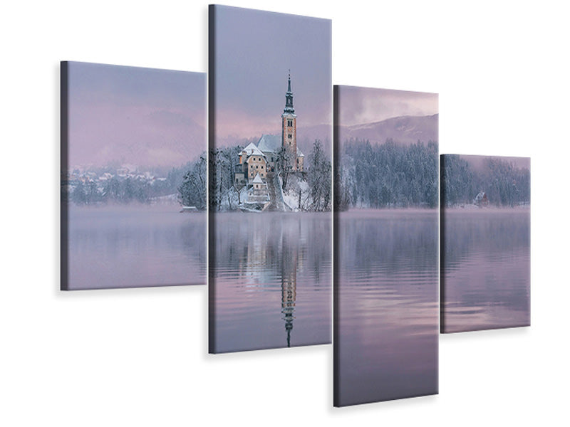 modern-4-piece-canvas-print-frozen-fairytale