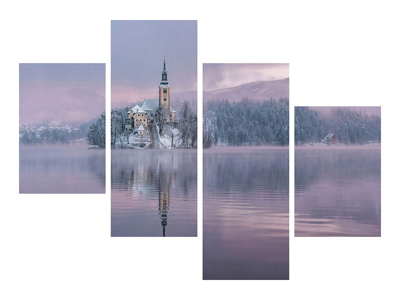 modern-4-piece-canvas-print-frozen-fairytale