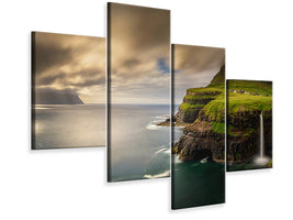 modern-4-piece-canvas-print-gasadalur-and-mykines