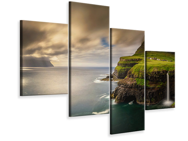 modern-4-piece-canvas-print-gasadalur-and-mykines