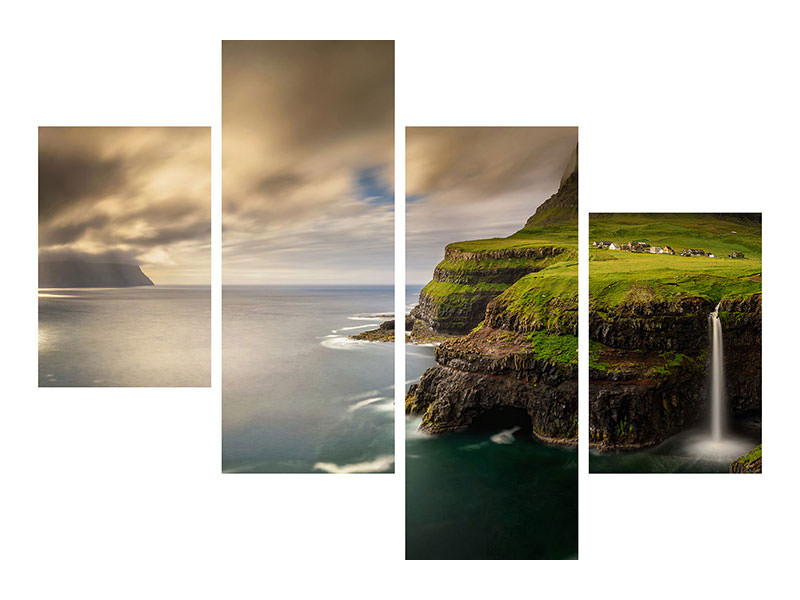 modern-4-piece-canvas-print-gasadalur-and-mykines