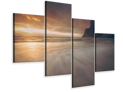 modern-4-piece-canvas-print-kvalvika-ii