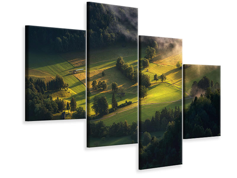 modern-4-piece-canvas-print-light-and-shadow-a