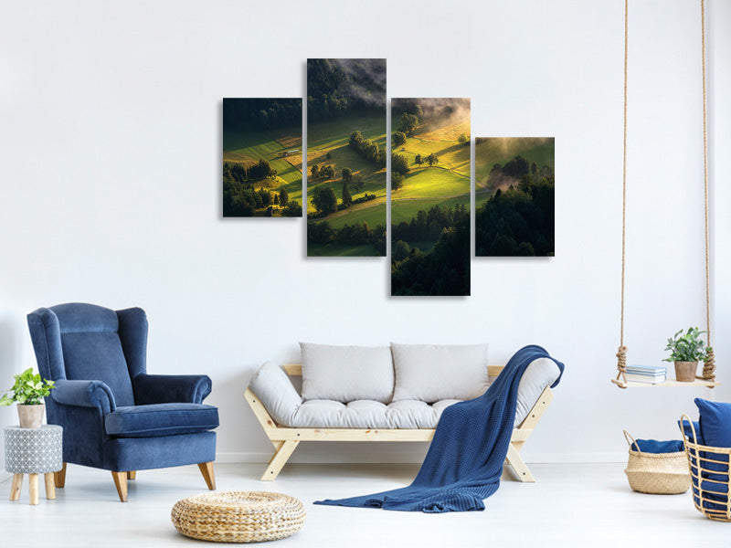 modern-4-piece-canvas-print-light-and-shadow-a