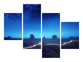 modern-4-piece-canvas-print-magic-monument-valley