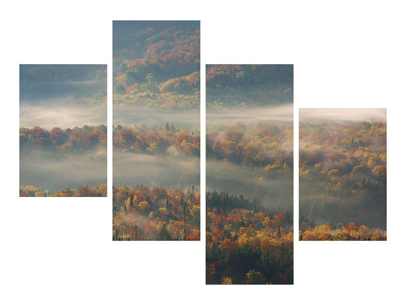 modern-4-piece-canvas-print-misty-morning-ii-a