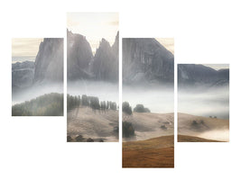 modern-4-piece-canvas-print-misty-mountains-a