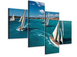 modern-4-piece-canvas-print-race-start
