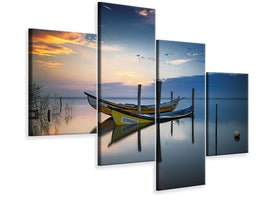 modern-4-piece-canvas-print-the-boats