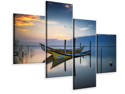 modern-4-piece-canvas-print-the-boats
