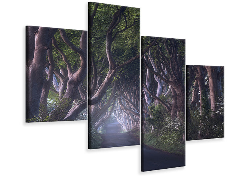 modern-4-piece-canvas-print-the-dark-hedges
